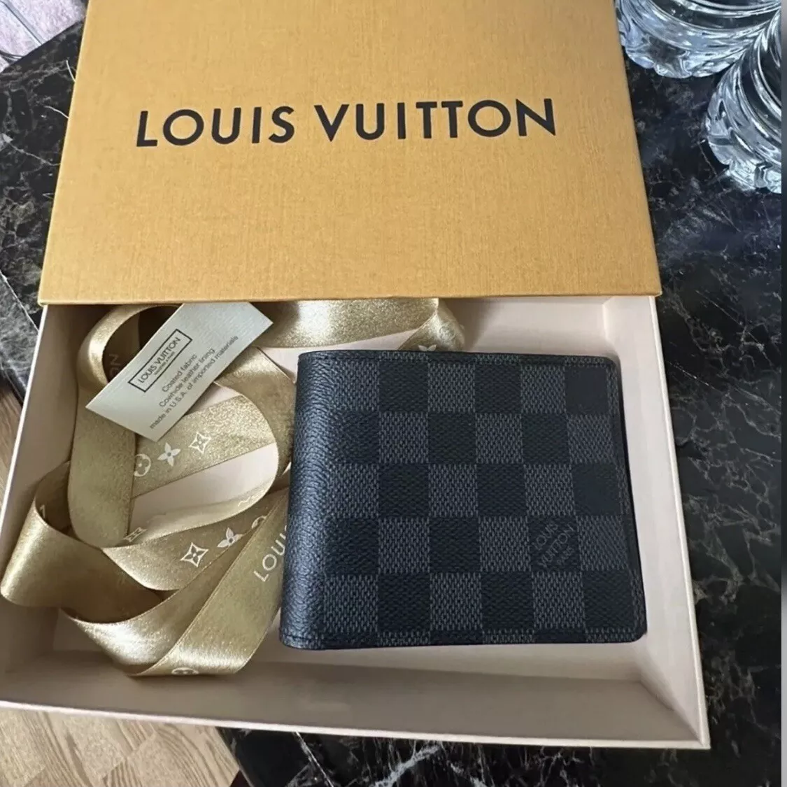 Louis Vuitton Damier Graphite Slender Wallet w/ Tags