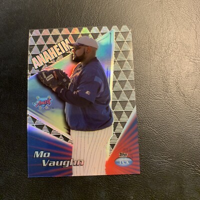 C32a  1999 Topps Tek #44b Mo Vaughn California Angels￼,￼pattern￼ 06