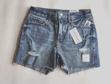 New Old Navy Women's Size 4 Medium Wash O.G. Short Distressed 3" Denim Shorts