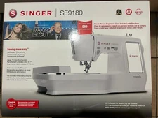 Singer SE9180 Sewing and 5x7 Wi-Fi & USB Embroidery Machine New Open Box