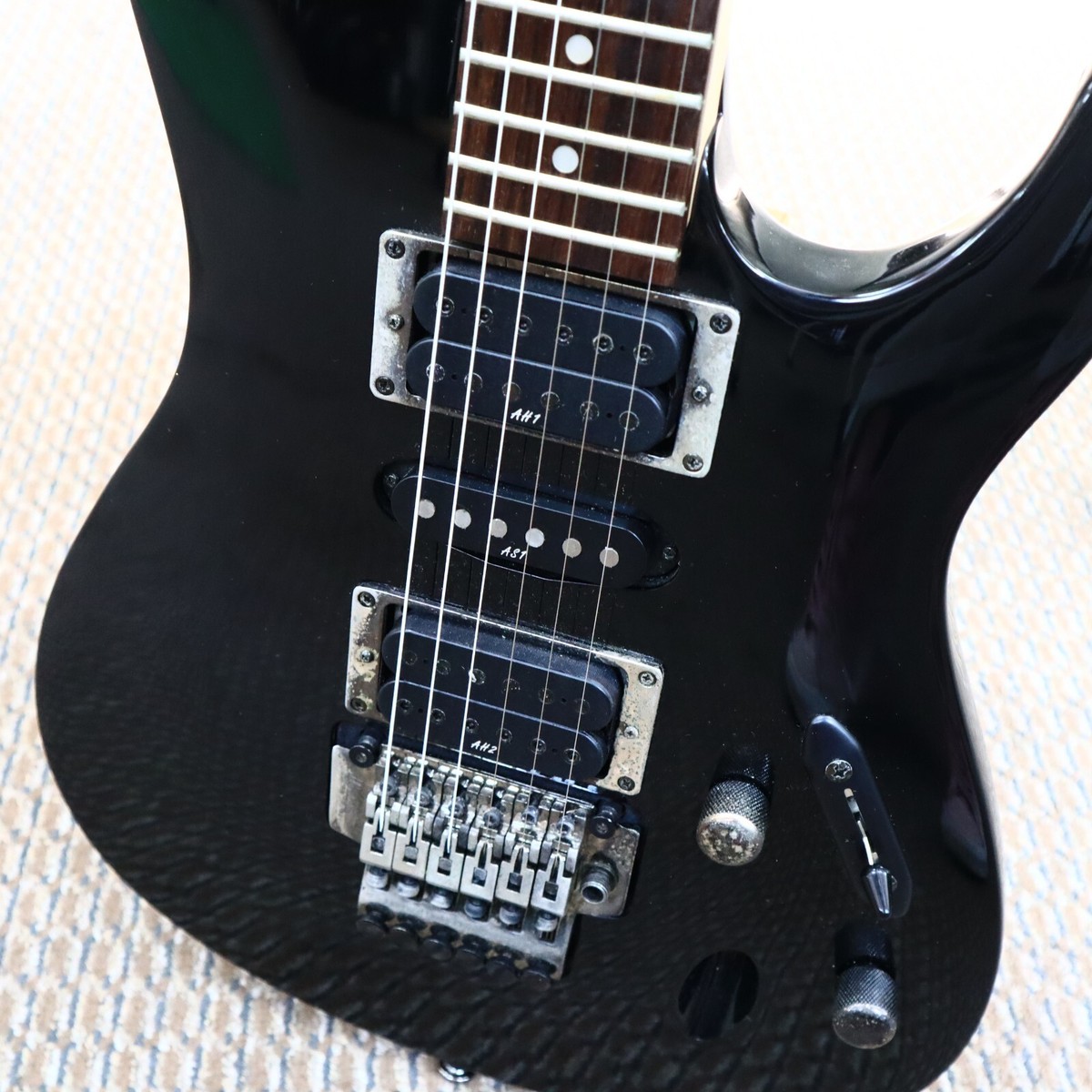 2007 Ibanez S-470 S470 Black Saber Sabre Electric Guitar | eBay