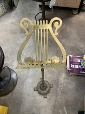 Vintage Adjustable Brass Sheet Music Footed Stand Please Look At Picture