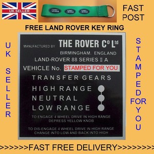 Vin land rover