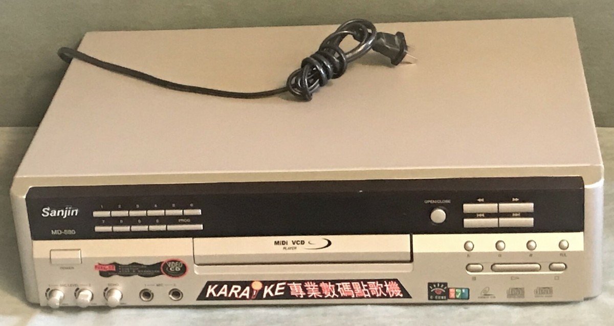 Sanjin MD-580 MIDI VCD Multi-Language Jukebox Karaoke Player | eBay