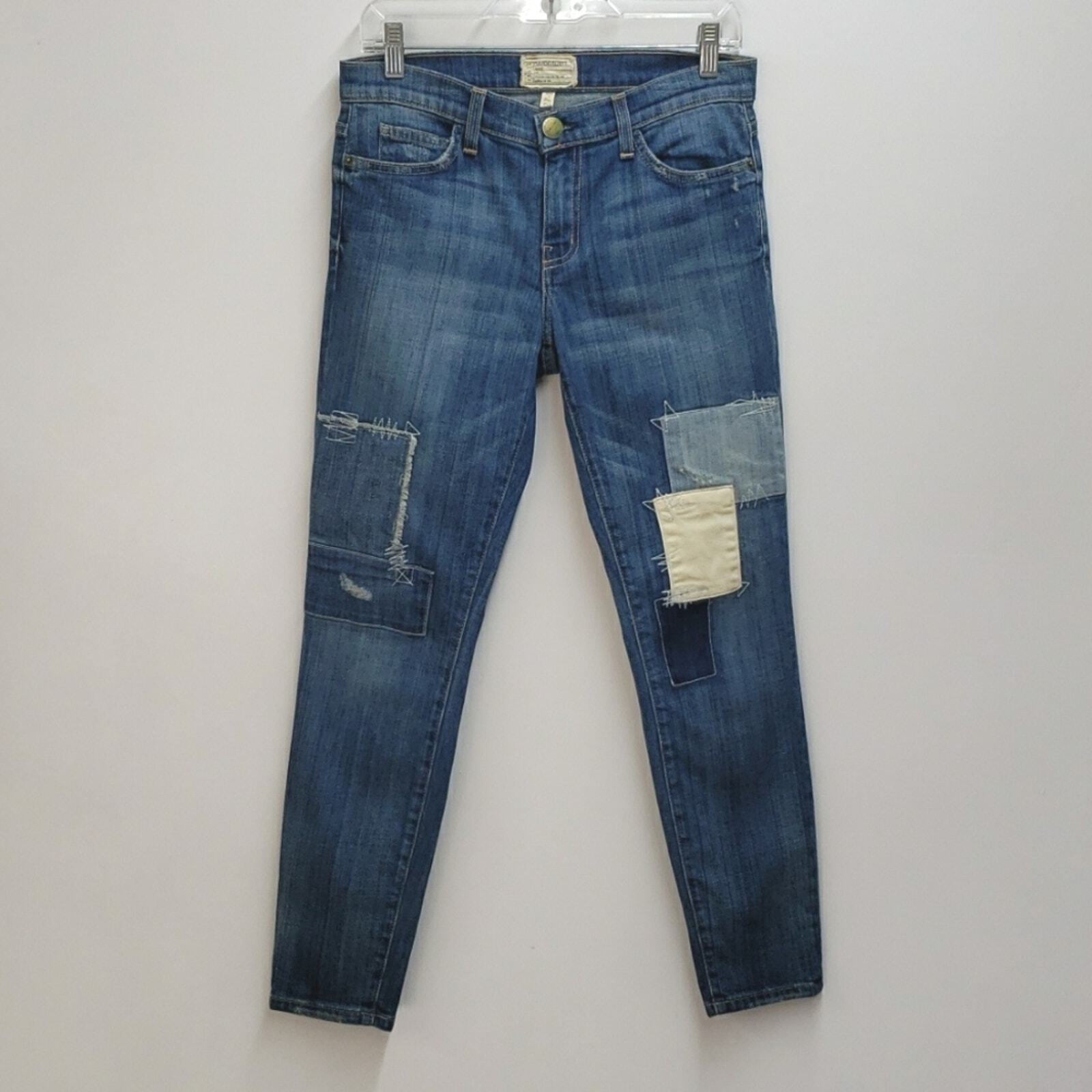 Current Elliott Panhandler Patchwork Jeans Women'… - image 2