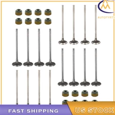 16PCS For 2002 2003-09 2.5L Subaru Forester Outback EJ22E Intake&Exhaust Valves