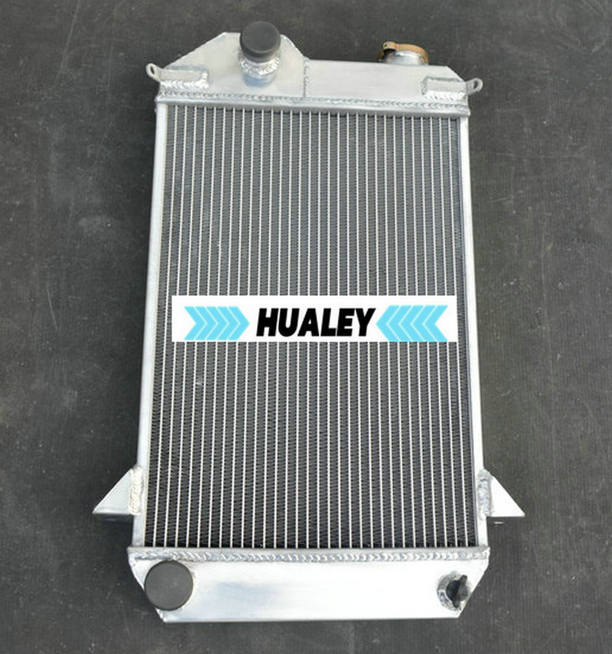 FILA Radiatore alluminio 3 file per Triumph TR4 1961 1965 base l4 gas MT1962 1963 1964