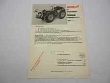 Original Prospekt Pasquali Schmalspur Schlepper + Einachser 1970/80er Jahre