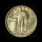 1924 25C Standing Liberty Silver Quarter - Free Shipping USA