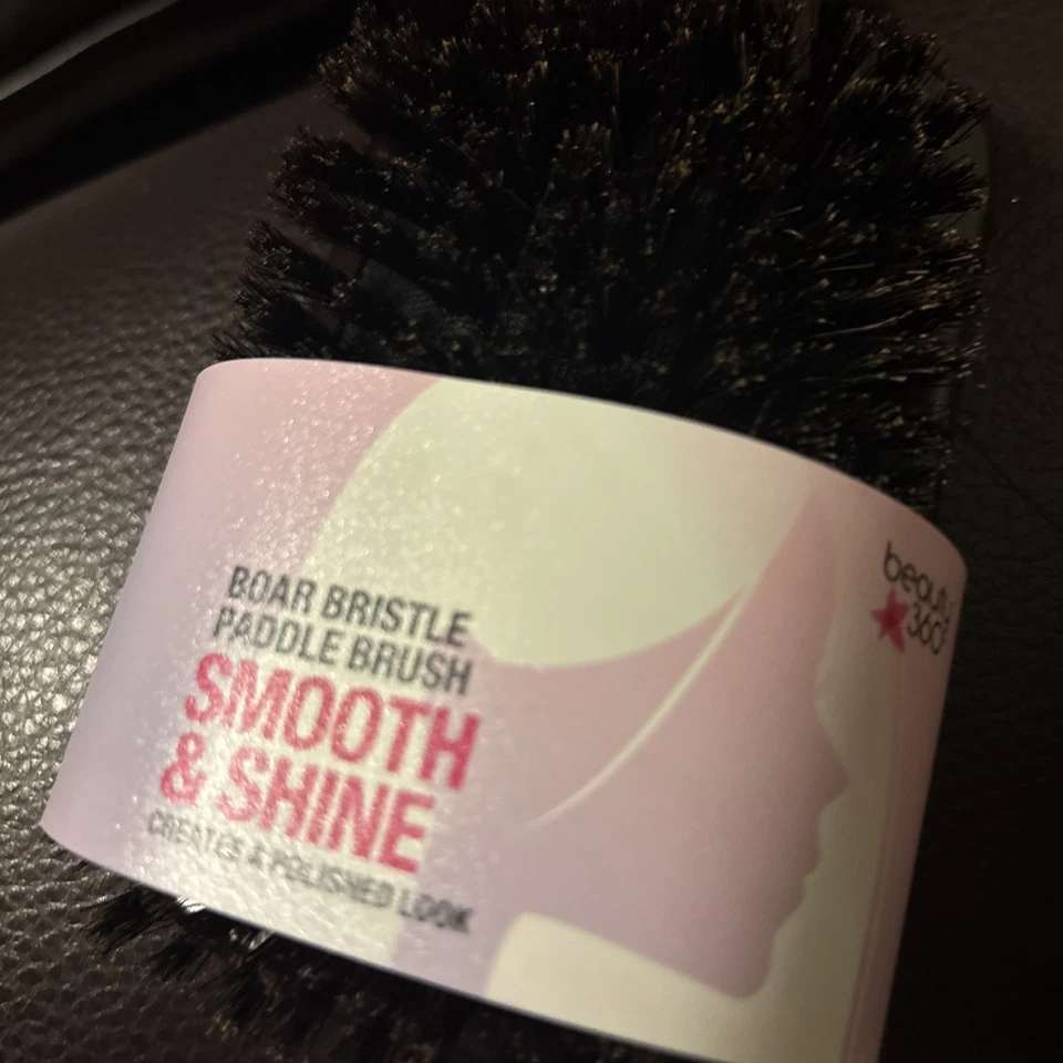 Cepillo de paleta Beauty 360 cerdas de jabalí nuevo con etiquetas Foto 3 de 3