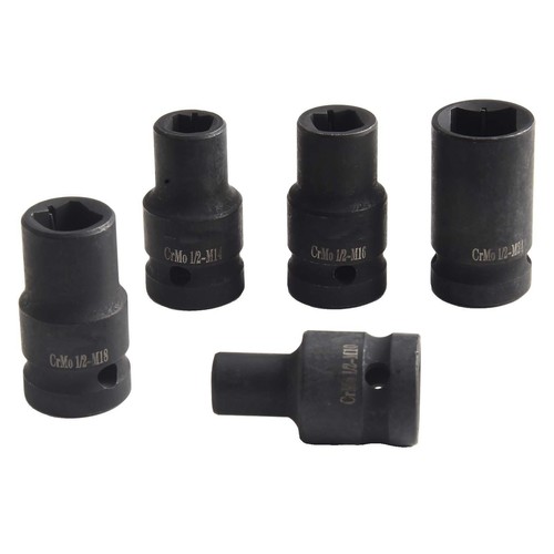 10PCS Square Tap Socket Set for Electric Driver Wrench M6M24 Rust Proof ...