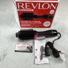 REVLON One-Step Volumizer Original 1.0 Hair Dryer and Hot Air Brush Black