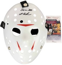 Mike DeLuna signed Hockey Mask Jason Voorhees Friday the 13th Part 3