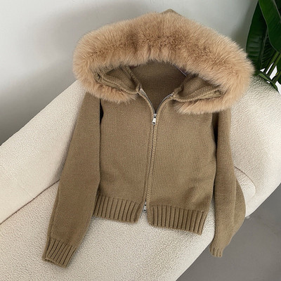 Fuchspelz Cardiganjacke (S/M/L erhältlich)