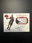 2016-17 Flawless Momentous Chris Paul On Card Auto Game Worn Patch /15 CP3