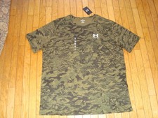 UNDER ARMOUR ROUND NECK CAMOUFLAGE TEE SHIRT MEN'S SIZE XXXXL 4XL BNWT 30.00
