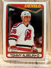 Tommy Albelin 1990 Topps #323 New Jersey Devils