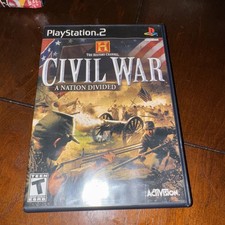 Civil War: A Nation Divided PlayStation 2 PS2 Cleaned, Tested Working