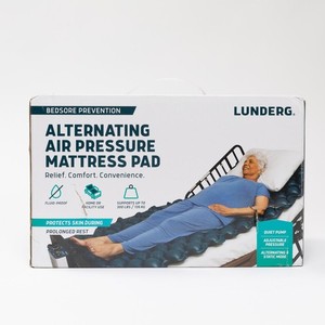 Lunderg Alternating Air Pressure Wedge Mattress Pad Blue Inflatable Waterproof