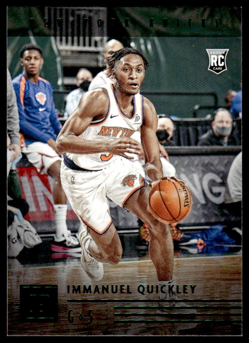Immanuel Quickley 2020-21 Panini Chronicles #108 Green RC Knicks Basketball