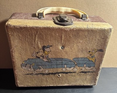 VTG - Walt Disney Neevel Carrying Case - 1950s, MM, DD, Pluto