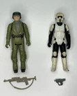 1983 Biker Scout & Rebel Commando Star Wars ROTJ Complete Original Figures