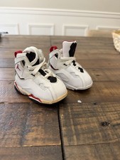 Jordan Unisex Baby High Top Sneaker 3C White/Red/Black 343797-161