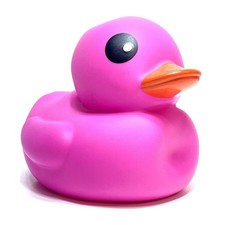 Rubber Duck Pink Jumbo Jeep Duck Large For Bath Huge Big Ducky