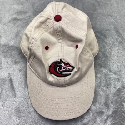 MPC The Game Wolf Logo Baseball Cap Tan Cotton Adjustable Strap One Size Fits