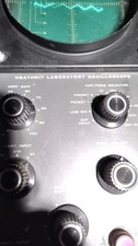 Heathkit Laboratory Oscilloscope In Working Condition See Video