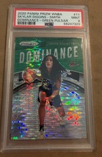 Skylar Diggins Smith 2020 Panini Prizm WNBA Green Pulsar Prizm /25 PSA 9