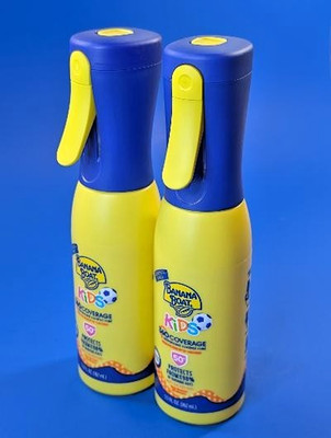 2 Pack Banana Boat Kids 360 Coverage SPF 50 Sunscreen Spray 5.5 fl oz New