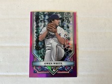 2024 Bowman Sterling Rookie Owen White #BSR-32 47/75 Rangers RC