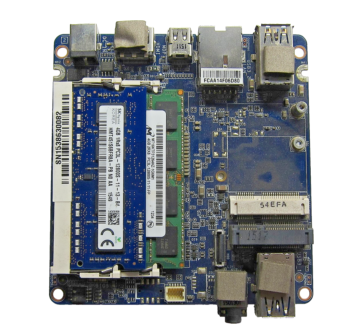 Gigabyte MMLP3AP-00 Motherboard with Core I3-4010U & 8GB for BRIX