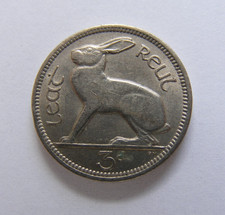 1966 Irish Three Pence Coin Old Ireland 3d Nice Example