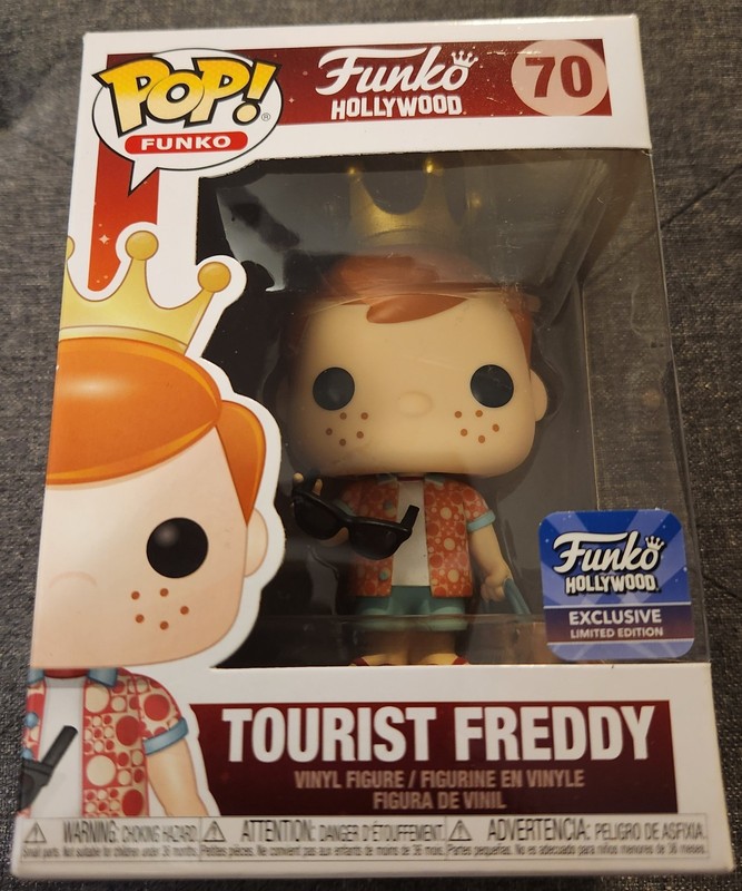 Funko Pop! Vinyl: Freddy Funko - Tourist Freddy Funko Hollywood Store Exclusive