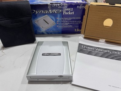 Fujitsu DynaMO 1300U2 Pocket 1.3GB MO disk drive Used Japan