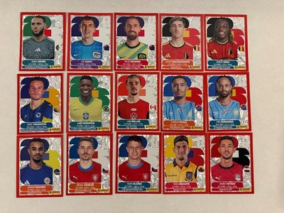 2026 Panini World Cup Sticker Rare Red Crumple Foil