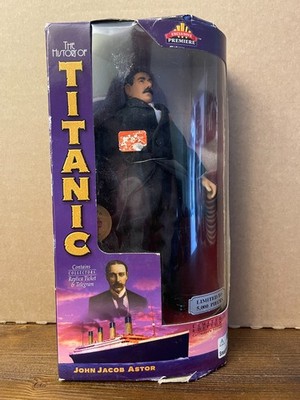 The History of The Titanic John Jacob Astor 9'' Action Figure Doll Limited-NRFP