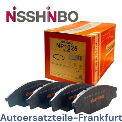 NISSHINBO Bremsbeläge VORNE für TOYOTA Dyna 100 Hiace III Bus Kasten + VW TARO
