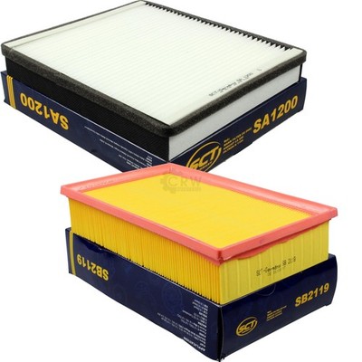 SCT-FILTER PAKET Innenraumfilter Luftfilter Ford Focus C-Max