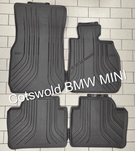 Genuine BMW  3 Series F30 F31 RHD Tailored Rubber Car Mats Front & Rear