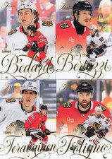 2025-26 FLEER FLAIR TEAM SET - CHICAGO BLACKHAWKS BEDARD BERTUZZI TERAVAINEN FOL