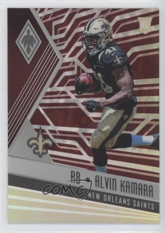 2017 Panini Phoenix Rookies Red 28/299 Alvin Kamara #113 0jp9