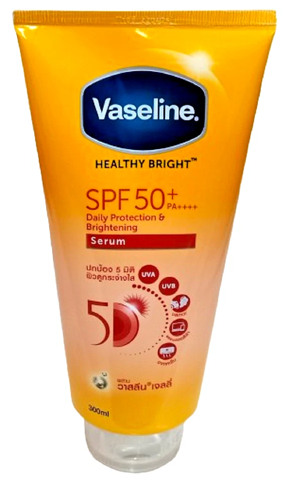 Vaseline Healthy Bright Daily Protection & Brightening Serum SPF 50 PA++++ 300ml - Image 3 of 4