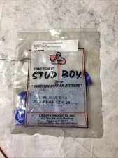 Stud Boy Square Backer Plates Aluminum Blue - 24/Pack 2061-P1-AB