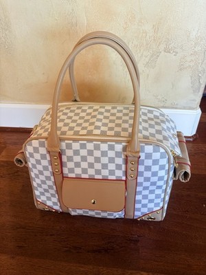 Pet Travel Bag Carrier Comfortable Fashion Dog Designer Handbag Style Gold HW