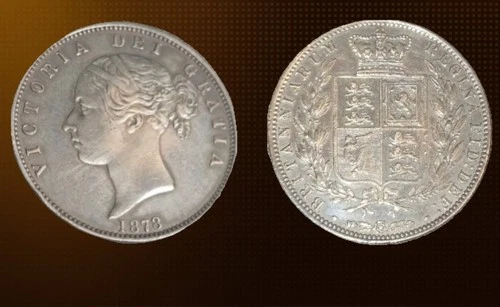 1878 Victoria Half Crown — photo from another recent sale