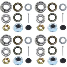 4Sets 7000 LB Boat Trailer Axle Bearing Kits, 25580 14125A Bearing Kits,