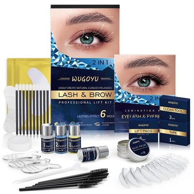 Lash Lift Kit, Eyebrow Lamination Eyelash Perm Professional Blue 